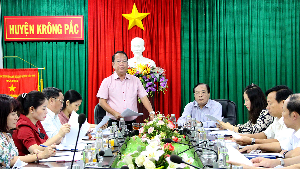 Giám sát việc chấp hành các quy định pháp luật về tố tụng hành chính tại UBND huyện Krông Pắc