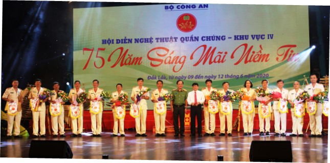 Launching 11th People’s Public Security Arts Festival of Region 4 in 2020, themed “7 5 Years of Faith”