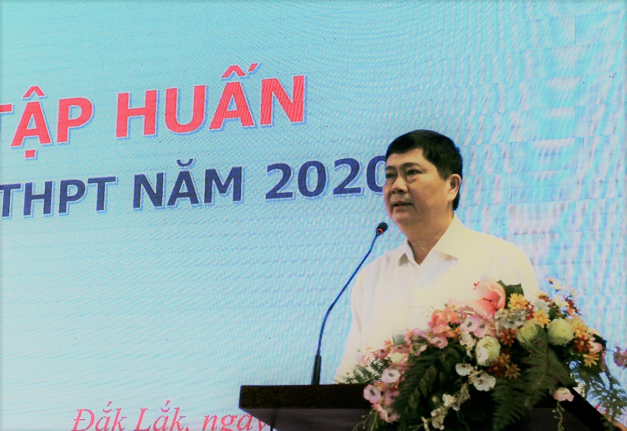 Tập huấn nghiệp vụ công tác tổ chức kỳ thi tốt nghiệp THPT năm 2020