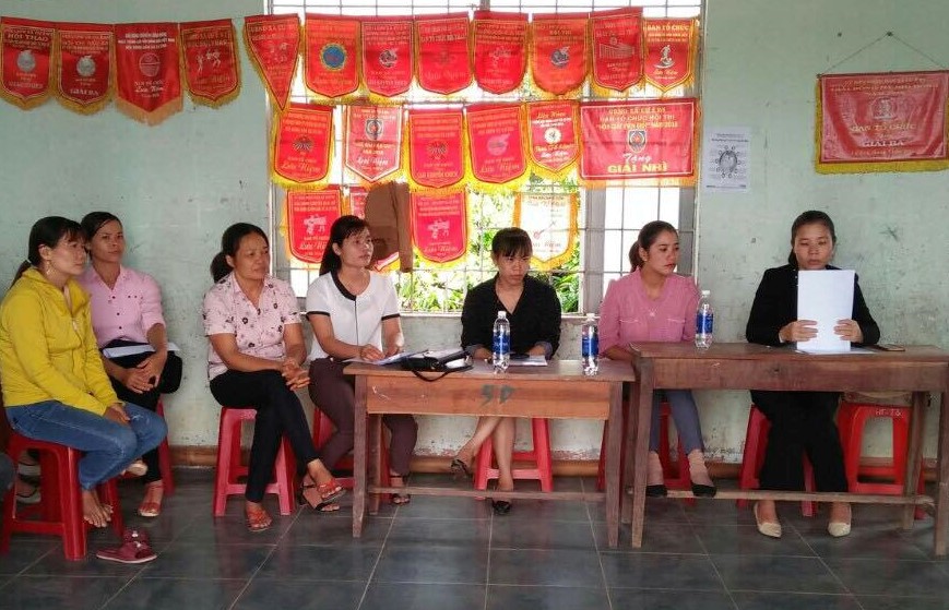 Tổ chức lớp dạy nghề cho hội viên phụ nữ