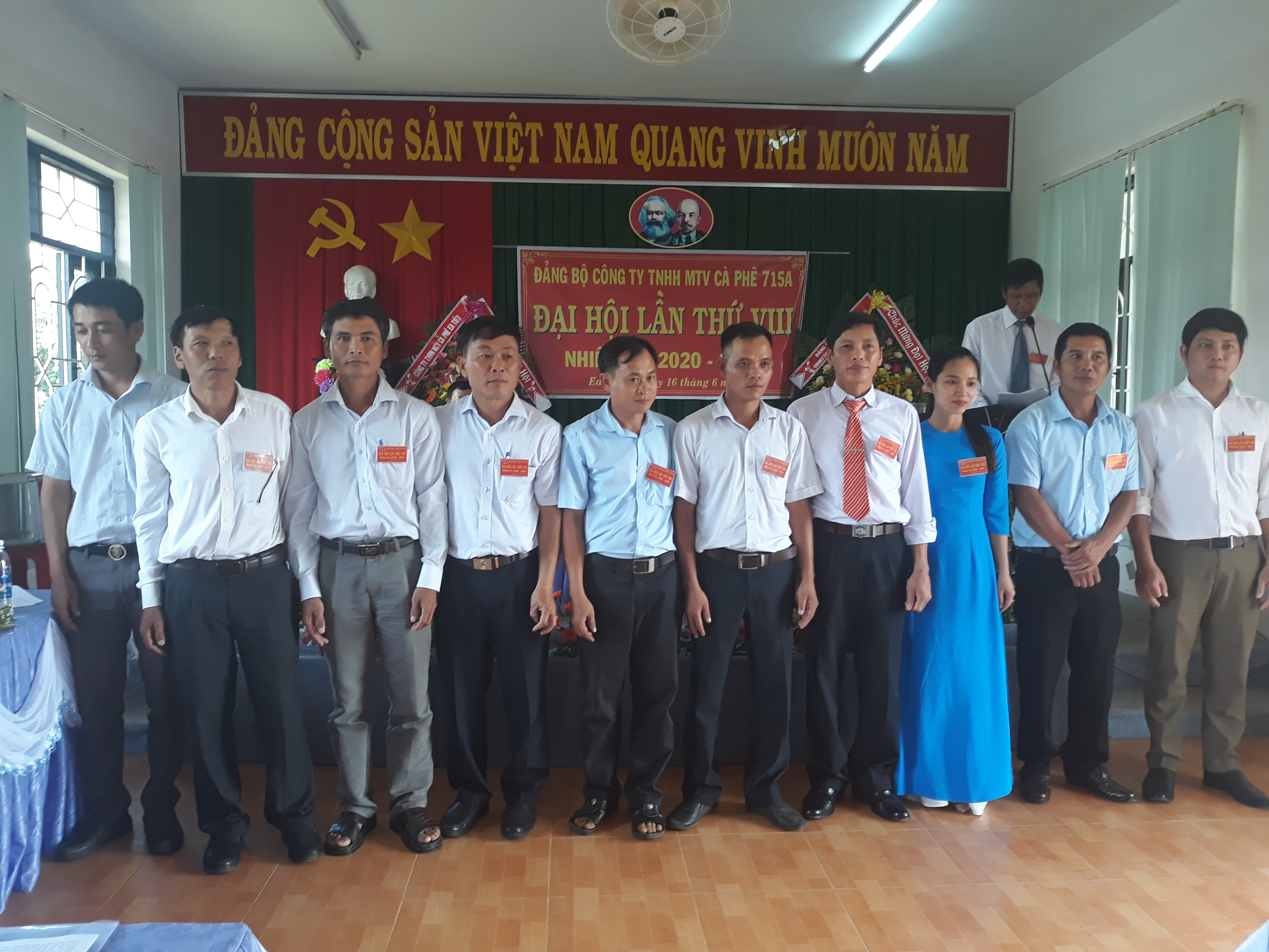 Đại hội Đảng bộ Công ty TNHH MTV Cà phê 715A nhiệm kỳ 2020-2025