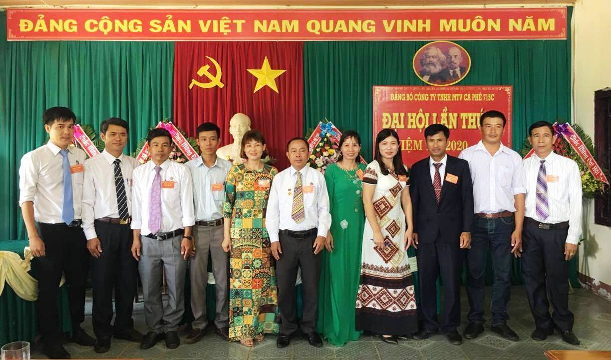 Đại hội Đảng bộ Công ty TNHH MTV Cà phê 715C nhiệm kỳ 2020-2025