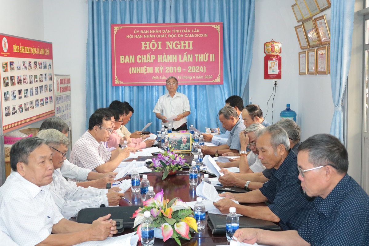 Hội nạn nhân chất độc da cam/dioxin Đắk Lắk triển khai nhiệm vụ 6 tháng cuối năm 2020