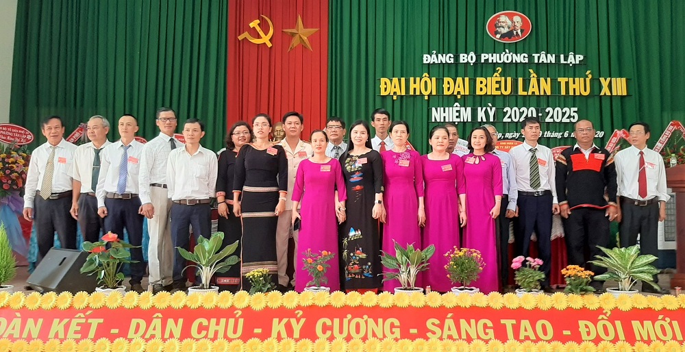 Đại hội đại biểu Đảng bộ phường Tân Lập lần thứ XIII, nhiệm kỳ 2020 - 2025