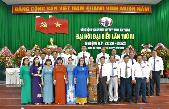 Party Congress of the 3rd Party Committee of Buon Ma Thuot Government Agencies, term 2020-2025