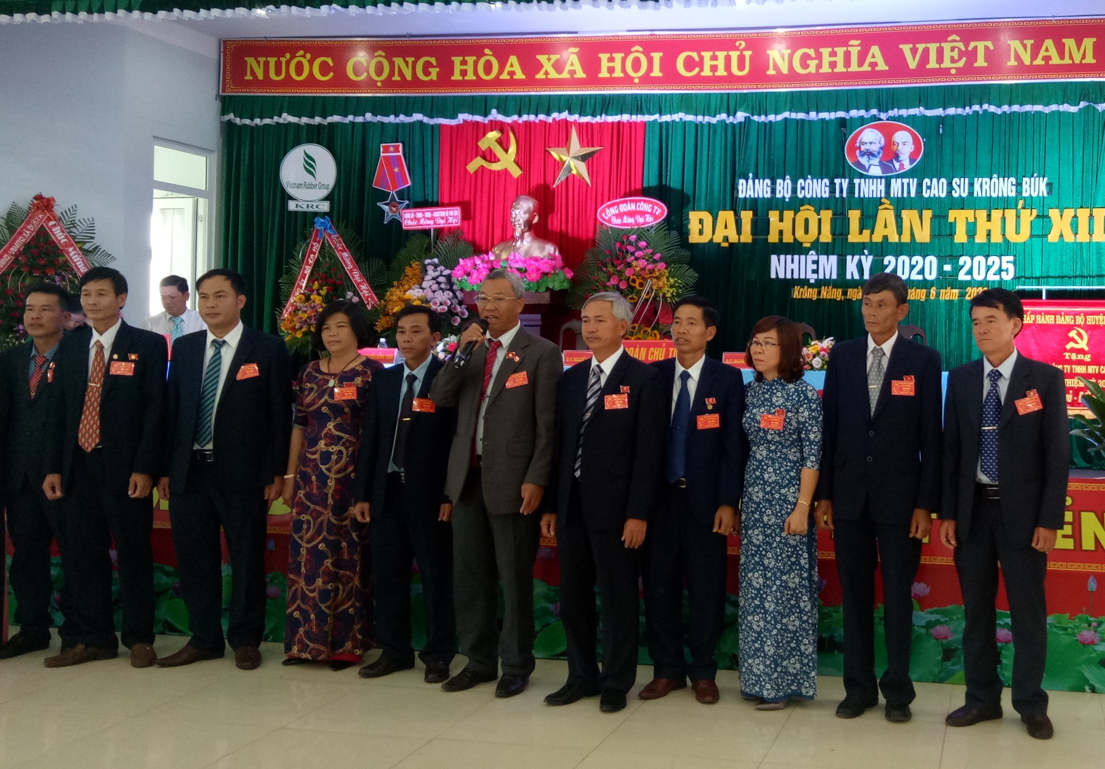 Đại hội Đảng bộ Công ty TNHH MTV Cao su Krông Búk nhiệm kỳ 2020-2025