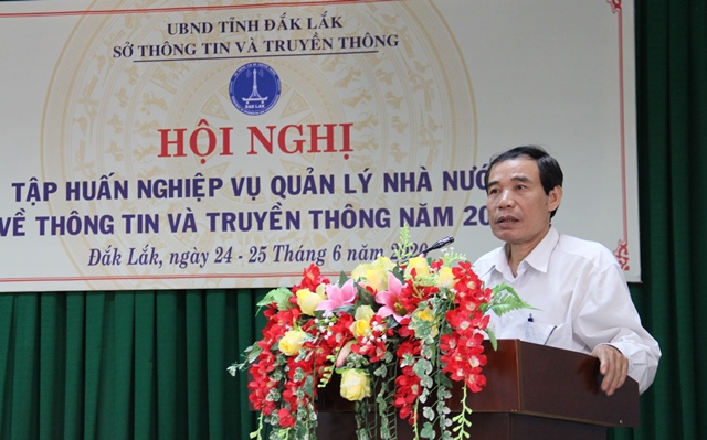 Hội nghị tập huấn nghiệp vụ quản lý nhà nước về thông tin và truyền thông năm 2020
