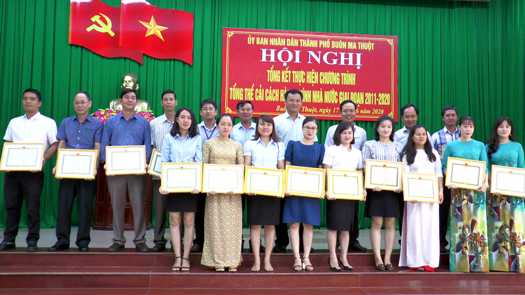 Thành phố Buôn Ma Thuột tổng kết Chương trình tổng thể cải cách hành chính nhà nước giai đoạn 2011 – 2020