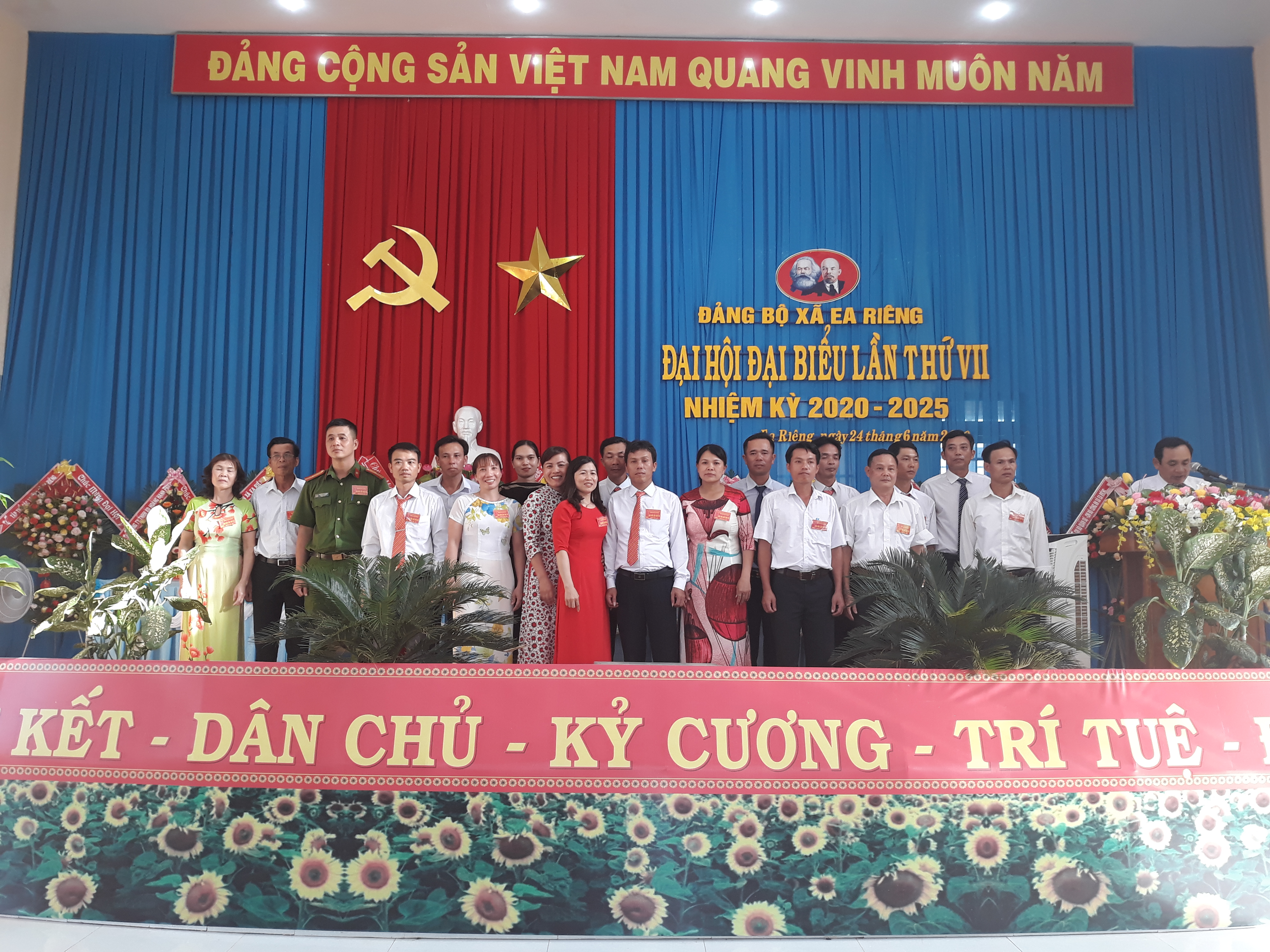 Đại hội Đảng bộ xã Ea Riêng lần thứ VII, nhiệm kỳ 2020-2025