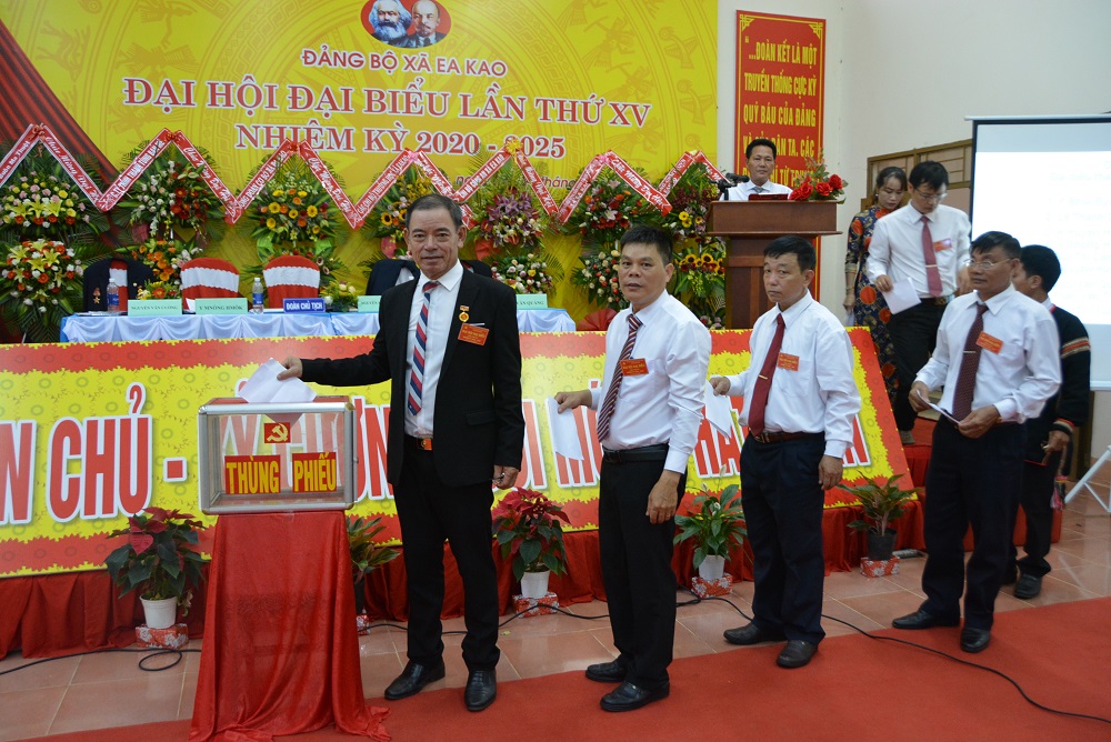 Đại hội đại biểu Đảng bộ xã Ea Kao lần thứ XV, nhiệm kỳ 2020 – 2025