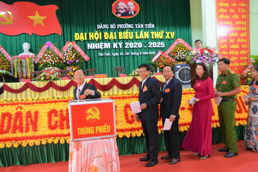 Đại hội Đại biểu Đảng bộ phường Tân Tiến lần thứ XV, nhiệm kỳ 2020 - 2025