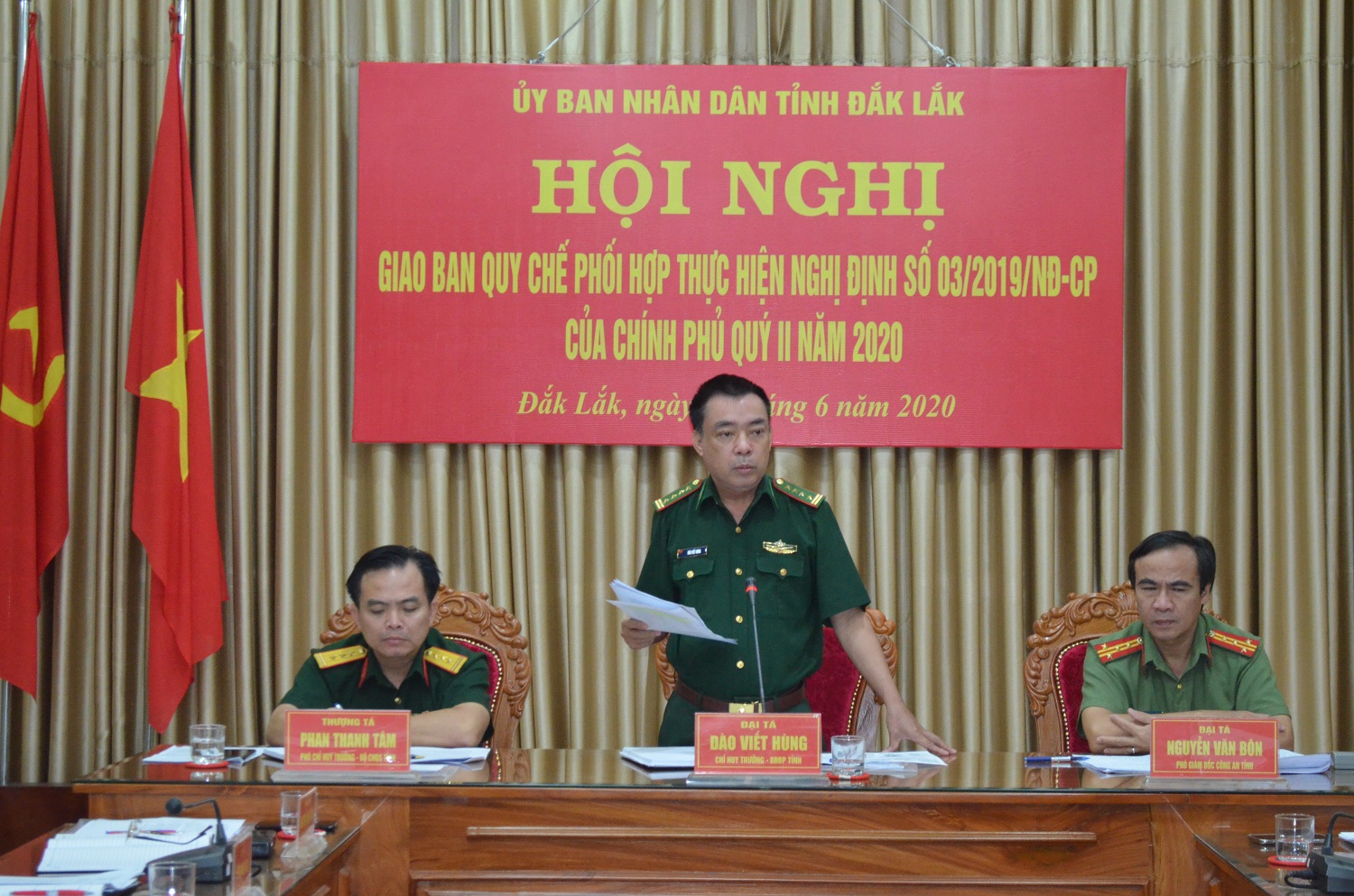 Công an, Quân sự, Biên phòng tỉnh Đắk Lắk tiếp tục thực hiện tốt quy chế phối hợp