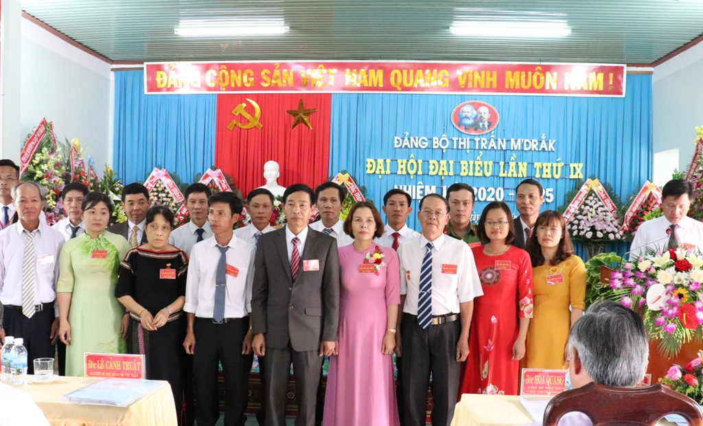 Đại hội đại biểu Đảng bộ thị trấn M’Đrắk lần thứ IX, nhiệm kỳ 2020-2025
