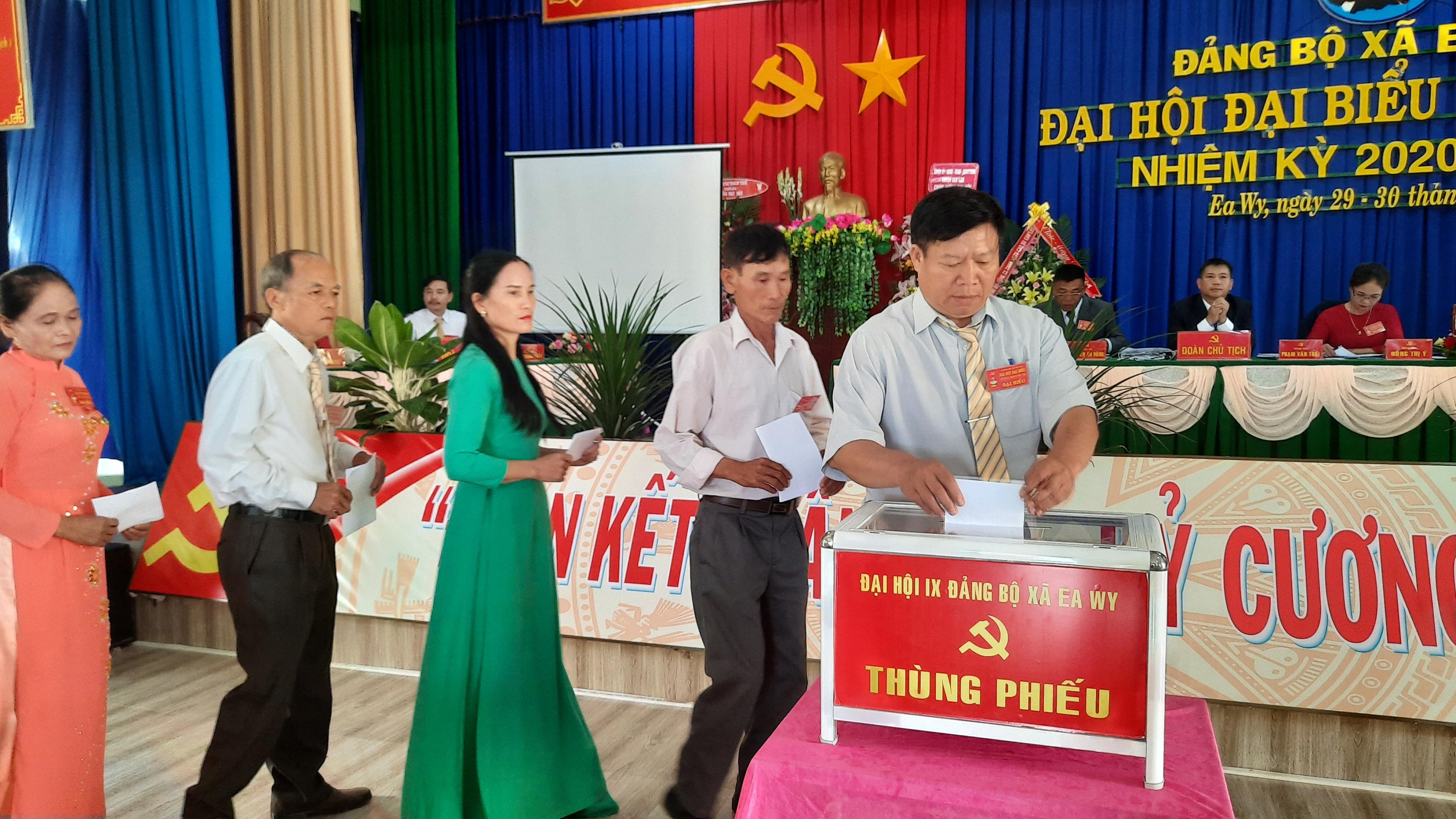 Đại hội đại biểu Đảng bộ xã Ea Wy nhiệm kỳ 2020 – 2025