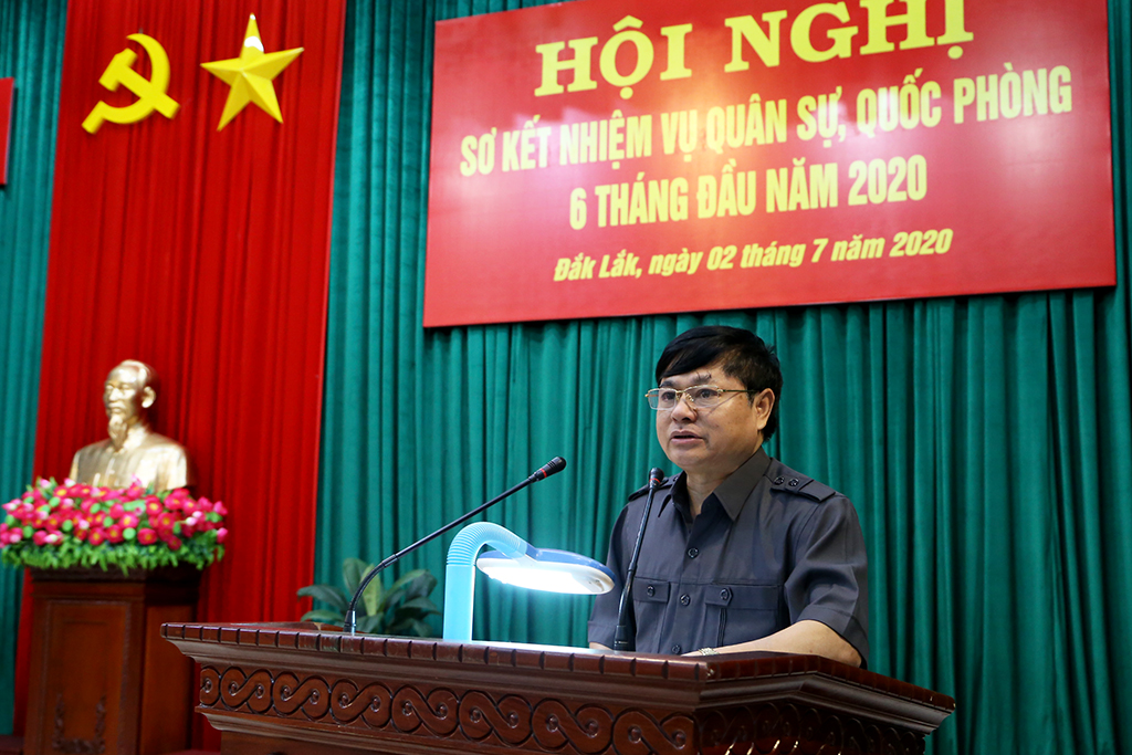 Sơ kết nhiệm vụ quân sự, quốc phòng 06 tháng đầu năm 2020