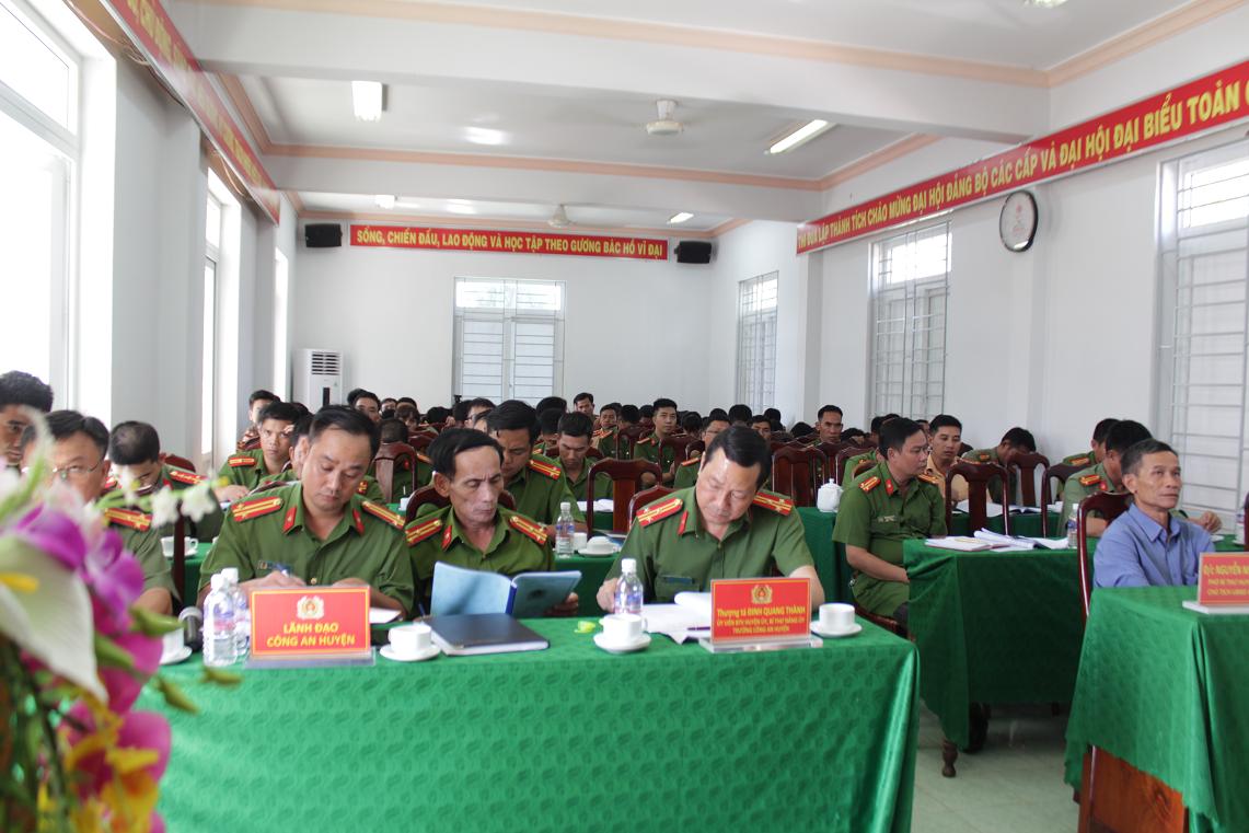 Công an huyện Buôn Đôn quyết tâm hoàn thành xuất sắc nhiệm vụ được giao trong 6 tháng cuối năm 2020