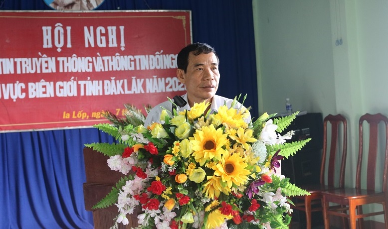 Hội nghị thông tin đối ngoại khu vực biên giới tỉnh Đắk Lắk, đợt 1 năm 2020 tại 2 xã Ia Lốp, Ia Rvê, huyện Ea Súp