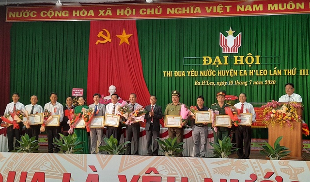 Đại hội thi đua yêu nước huyện Ea H’leo lần thứ 3, năm 2020