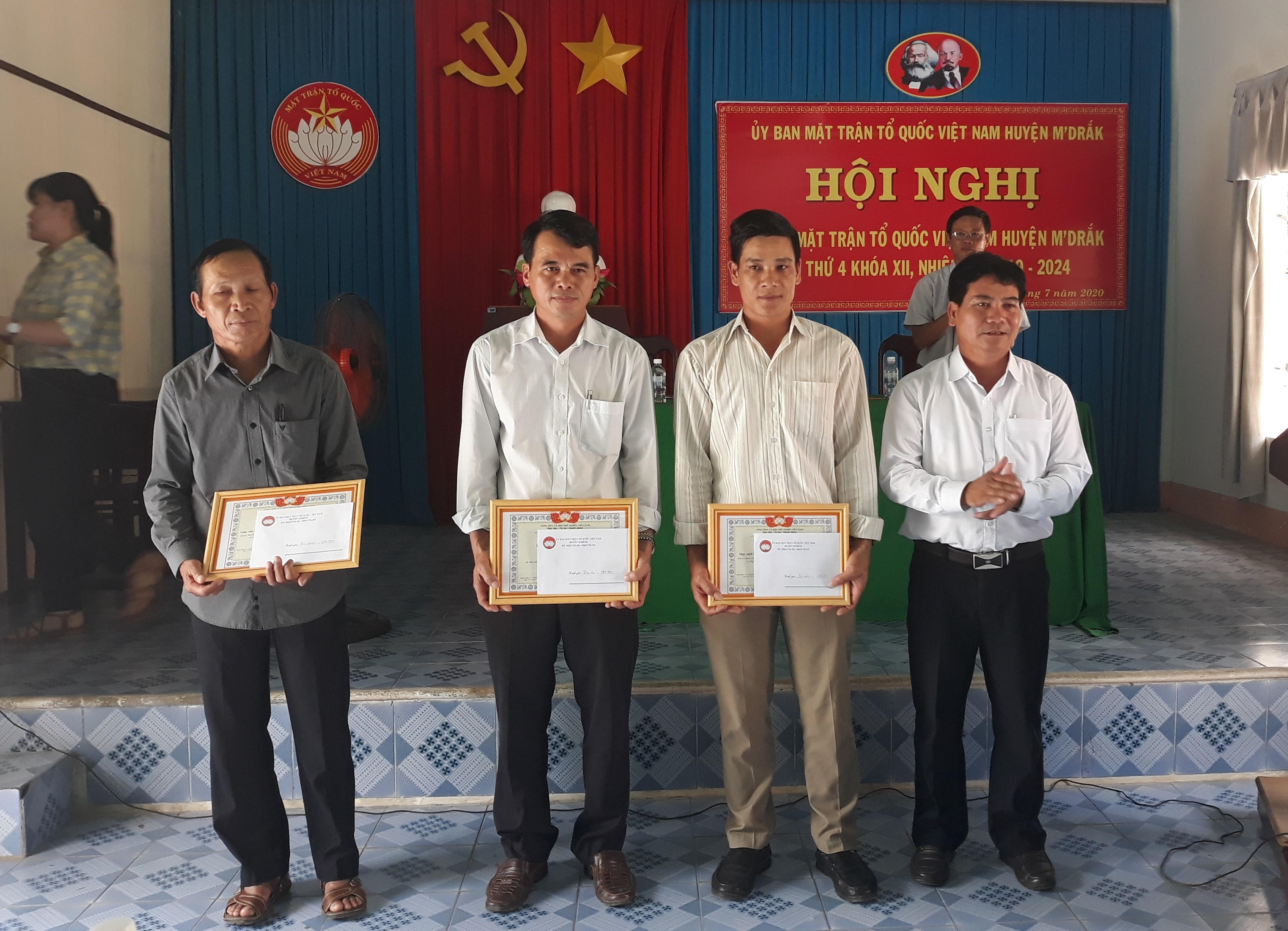 Hội nghị Ủy ban Mặt trận Tổ quốc Việt Nam huyện M’Đrắk lần thứ 4, khóa XII, nhiệm kỳ 2019-2024