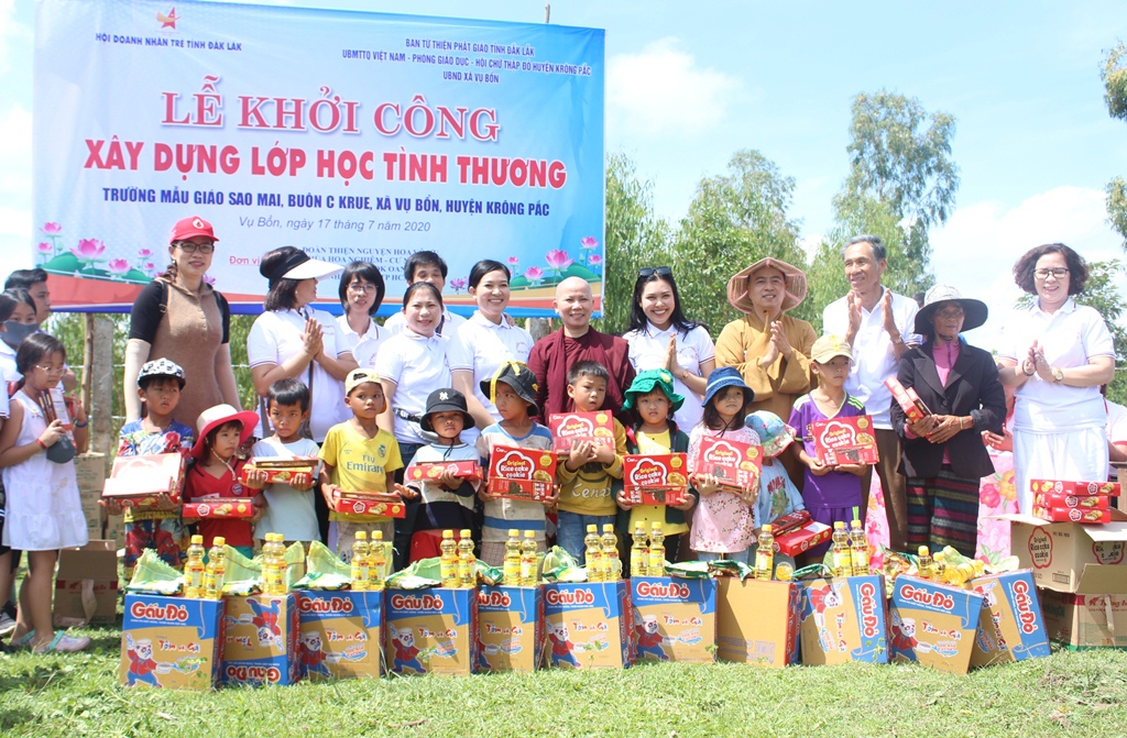 Khởi công xây dựng lớp học tình thương tại buôn C Krue