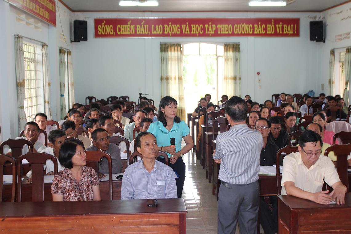 Tập huấn nâng cao kiến thức và kỹ năng truyền thông bảo vệ môi trường làng nghề giết mổ gia súc, gia cầm và bảo vệ môi trường