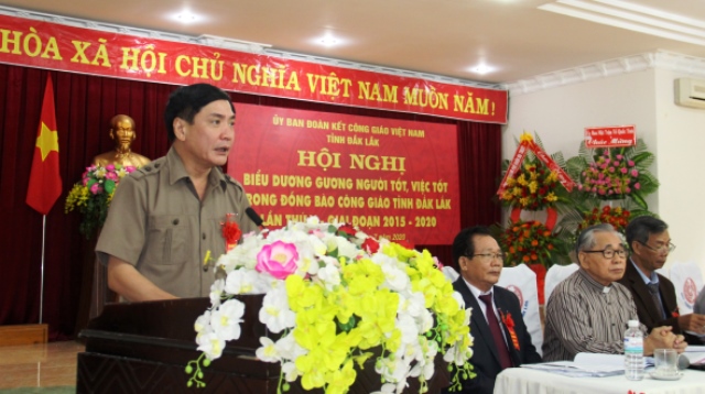 Tuyên dương gương người tốt, việc tốt trong đồng bào công giáo tỉnh Đắk Lắk lần thứ V, giai đoạn 2015-2020