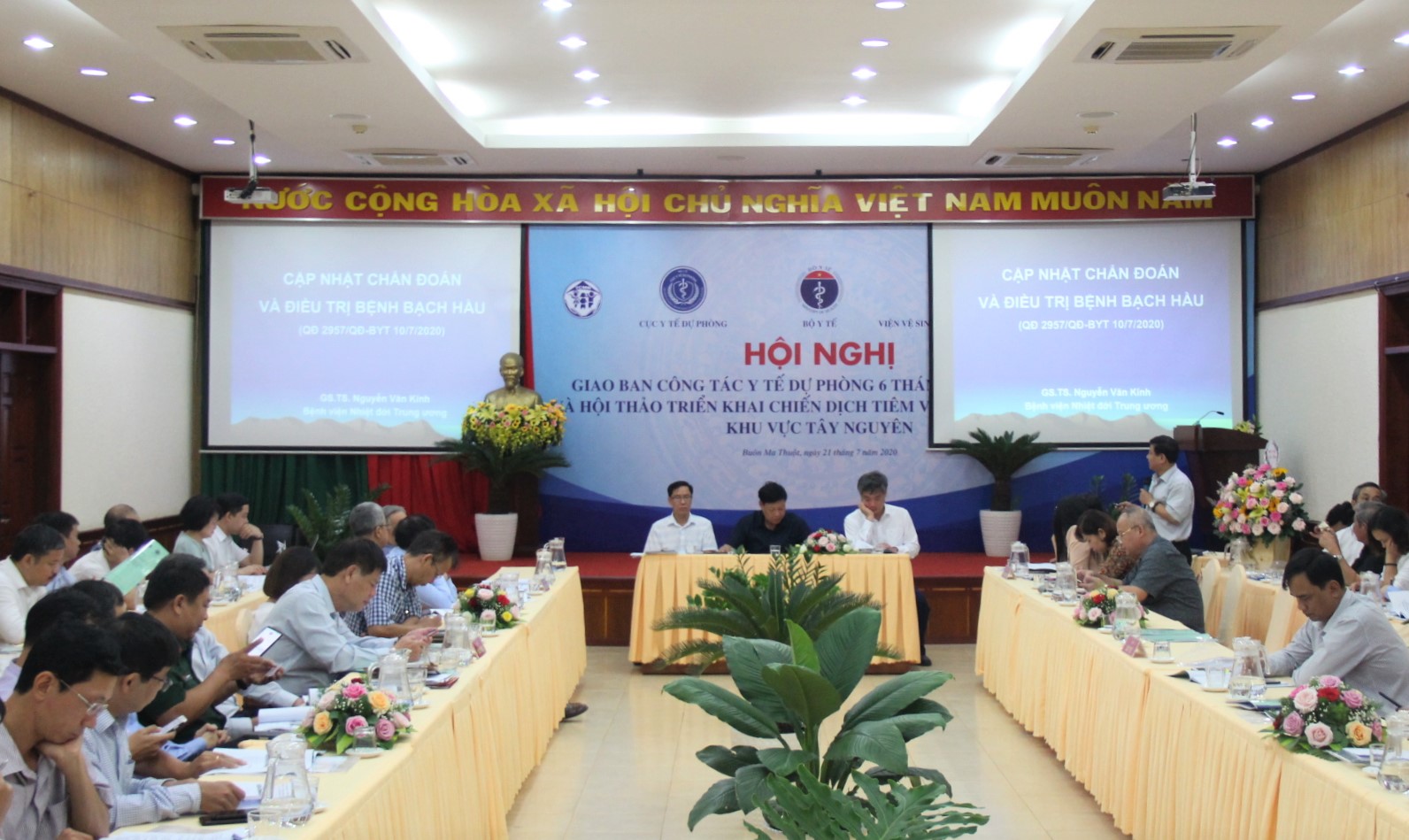 Giao ban công tác y tế dự phòng khu vực Tây Nguyên 6 tháng đầu năm 2020