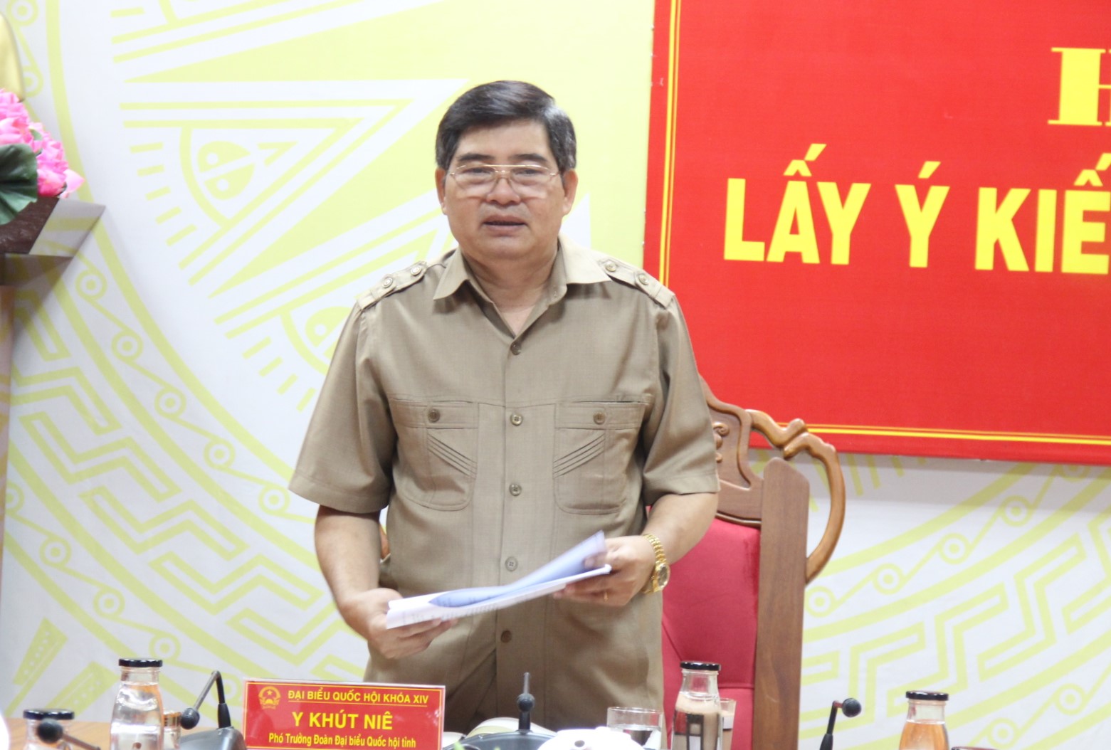 Đoàn Đại biểu Quốc hội tỉnh lấy ý kiến góp ý dự thảo Luật