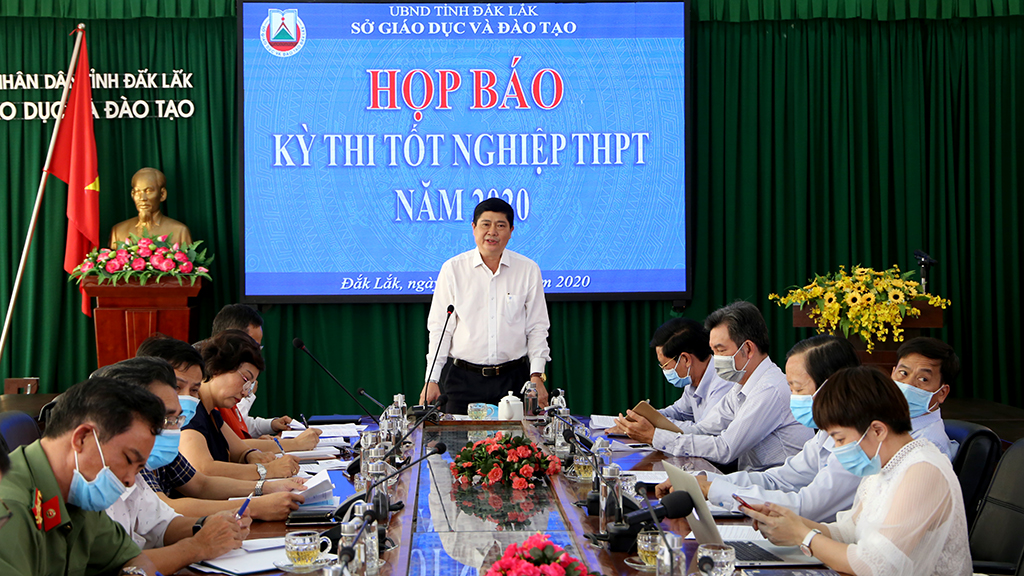 Sở Giáo dục và Đào tạo họp báo về Kỳ thi tốt nghiệp THPT năm 2020