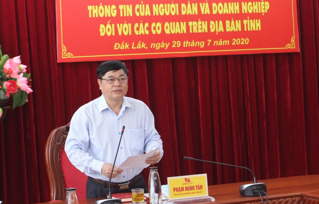 Hội nghị triển khai Hệ thống phản ánh tiếp nhận thông tin trên địa bàn tỉnh