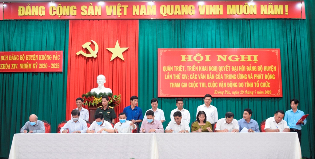 Hội nghị quán triệt triển khai Nghị quyết Đại hội đại biểu Đảng bộ huyện Krông Pắc lần thứ XIV, nhiệm kỳ 2020-2025