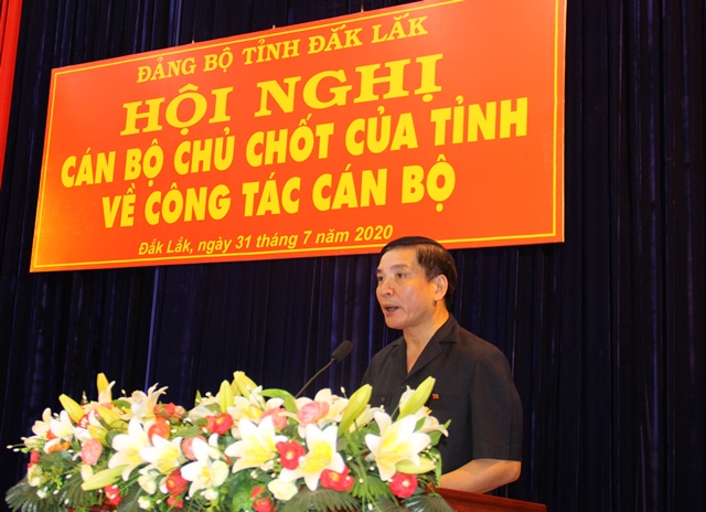 Hội nghị cán bộ chủ chốt thực hiện quy trình công tác cán bộ