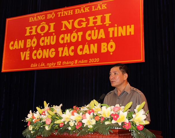 Hội nghị cán bộ chủ chốt của tỉnh thực hiện quy trình về công tác cán bộ