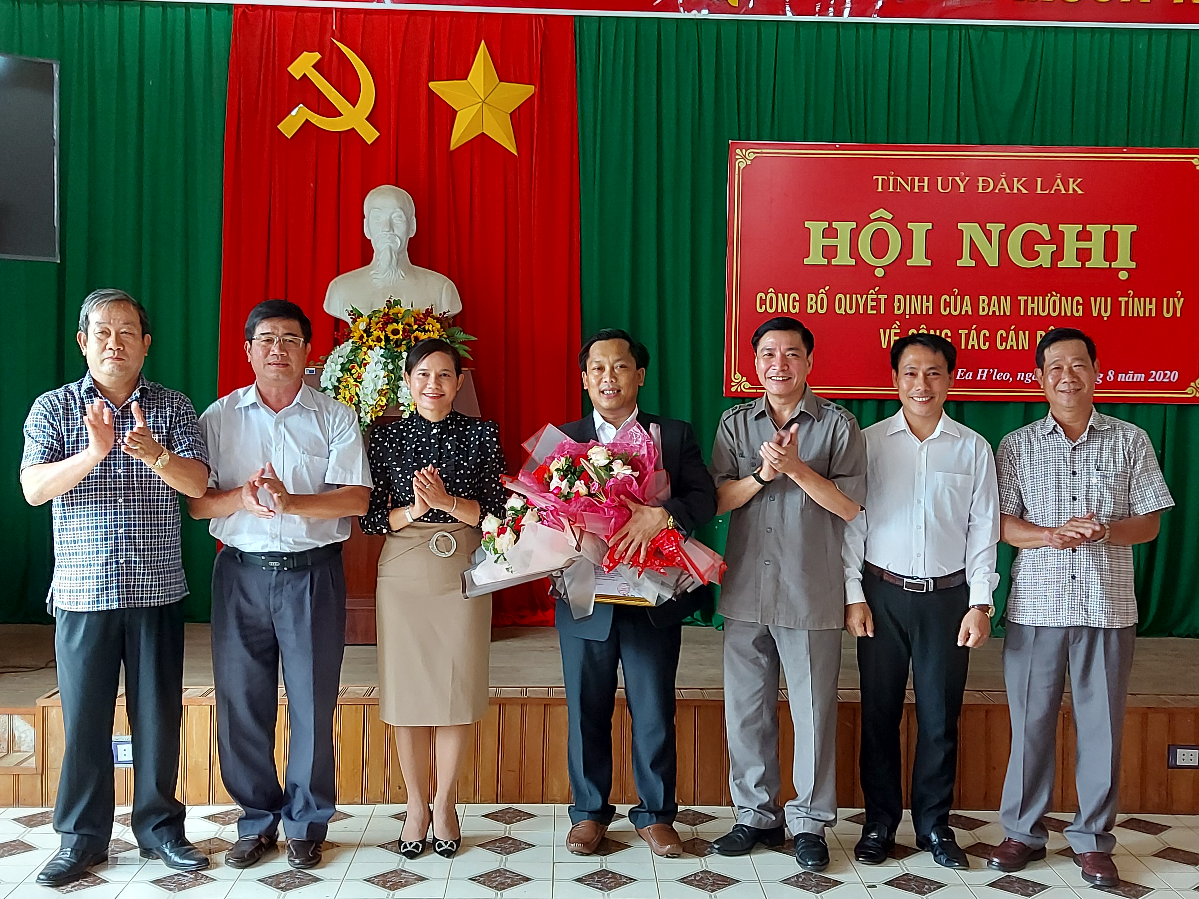 Công bố quyết định điều động, chỉ định Bí thư Huyện ủy Ea H’leo