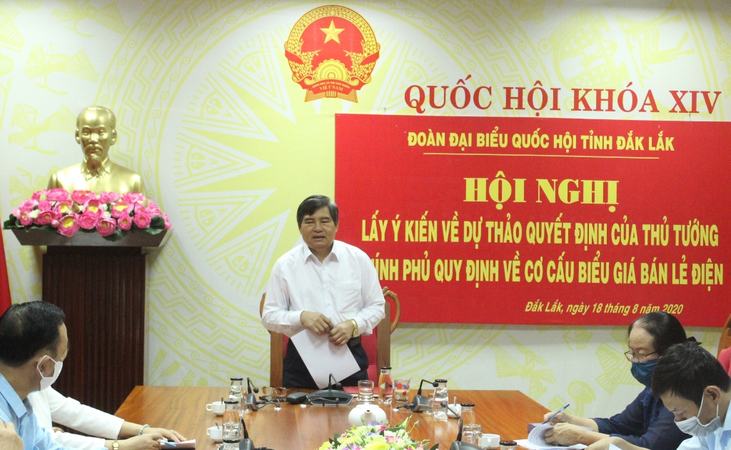 Hội nghị lấy ý kiến về cơ cấu biểu giá bán lẻ điện