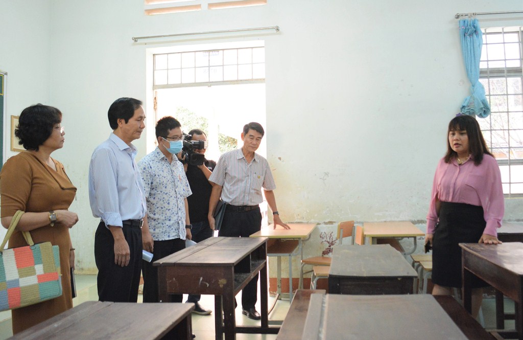 Kiểm tra công tác chuẩn bị cho Kỳ thi tốt nghiệp THPT năm 2020 đợt 2