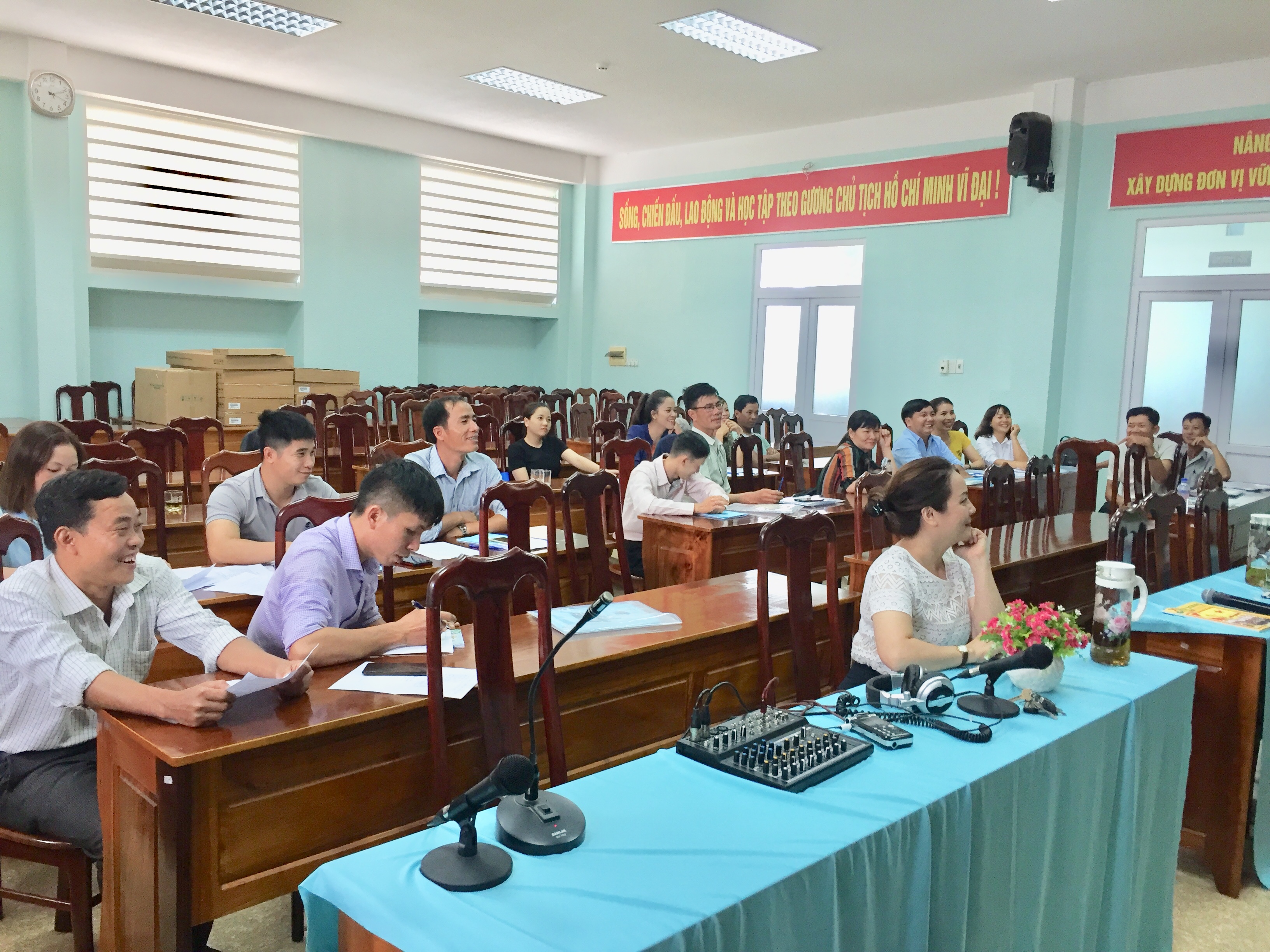 Professionally training broadcasters