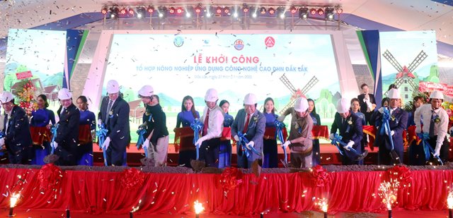 Khởi công dự án Tổ hợp khu nông nghiệp ứng dụng công nghệ cao Đắk Lắk