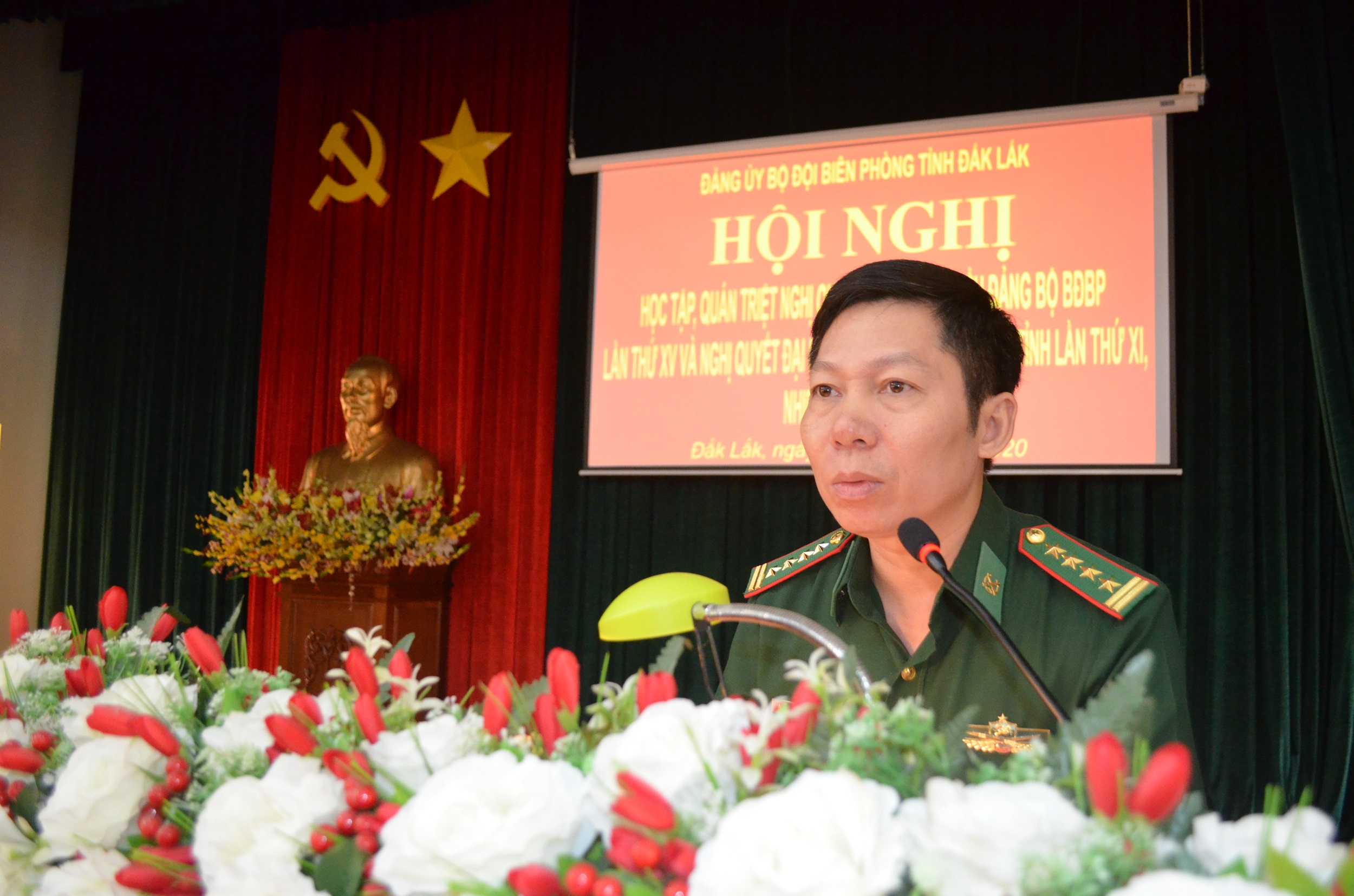 Học tập, quán triệt nghị quyết Đại hội Đại biểu Đảng bộ Bộ đội Biên phòng