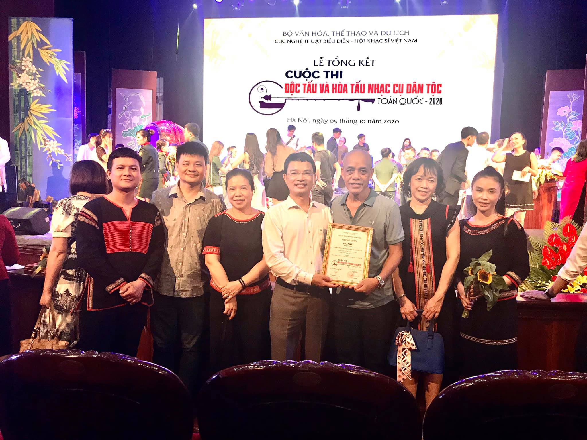 Đắk Lắk đạt giải nhất hoà tấu nhạc cụ dân tộc toàn quốc  năm 2020