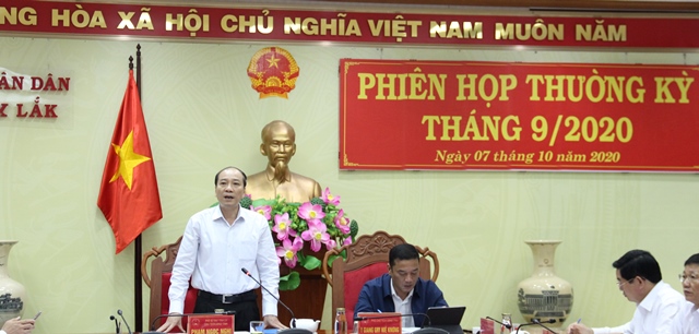 Phiên họp thường kỳ tháng 9 năm 2020: Phấn đấu đạt mức cao nhất các chỉ tiêu của kế hoạch năm 2020