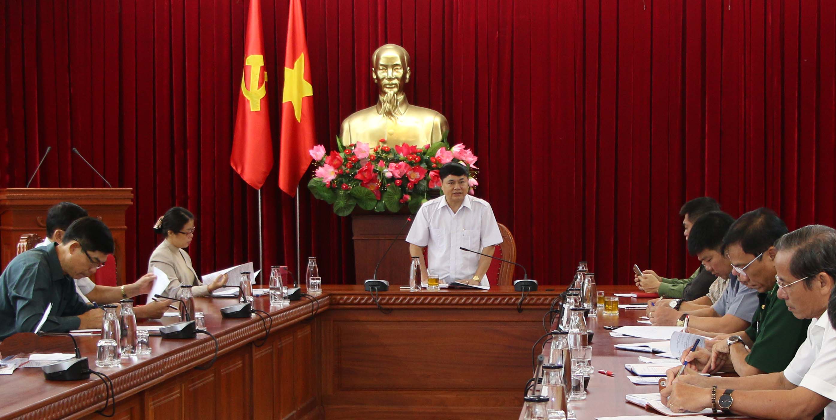 Họp Tiểu ban Tuyên truyền phục vụ và bảo vệ Đại hội đại biểu Đảng bộ tỉnh lần thứ XVII