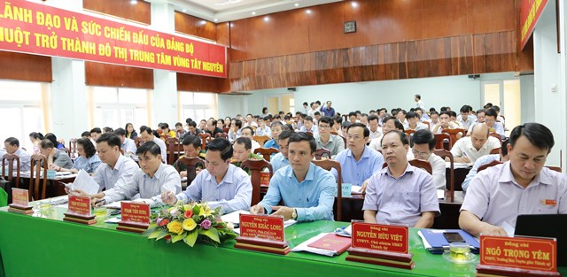 Hội nghị Ban Chấp hành Đảng bộ thành phố Buôn Ma Thuột lần thứ II (mở rộng)