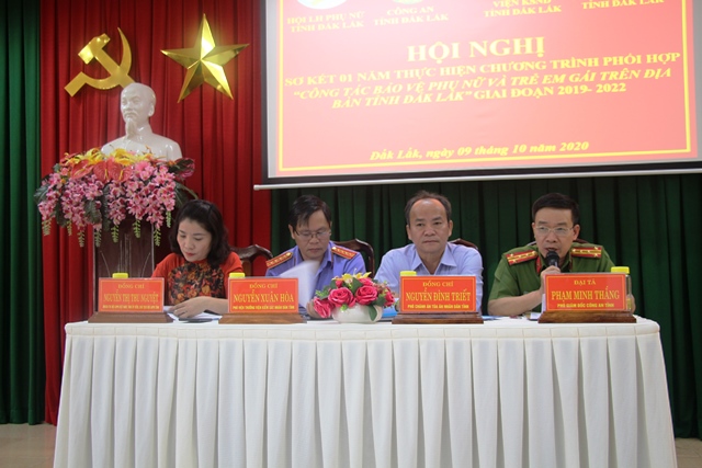 Sơ kết 1 năm chương trình phối hợp “Công tác bảo vệ phụ nữ và trẻ em gái trên địa bàn tỉnh” giai đoạn 2019-2022