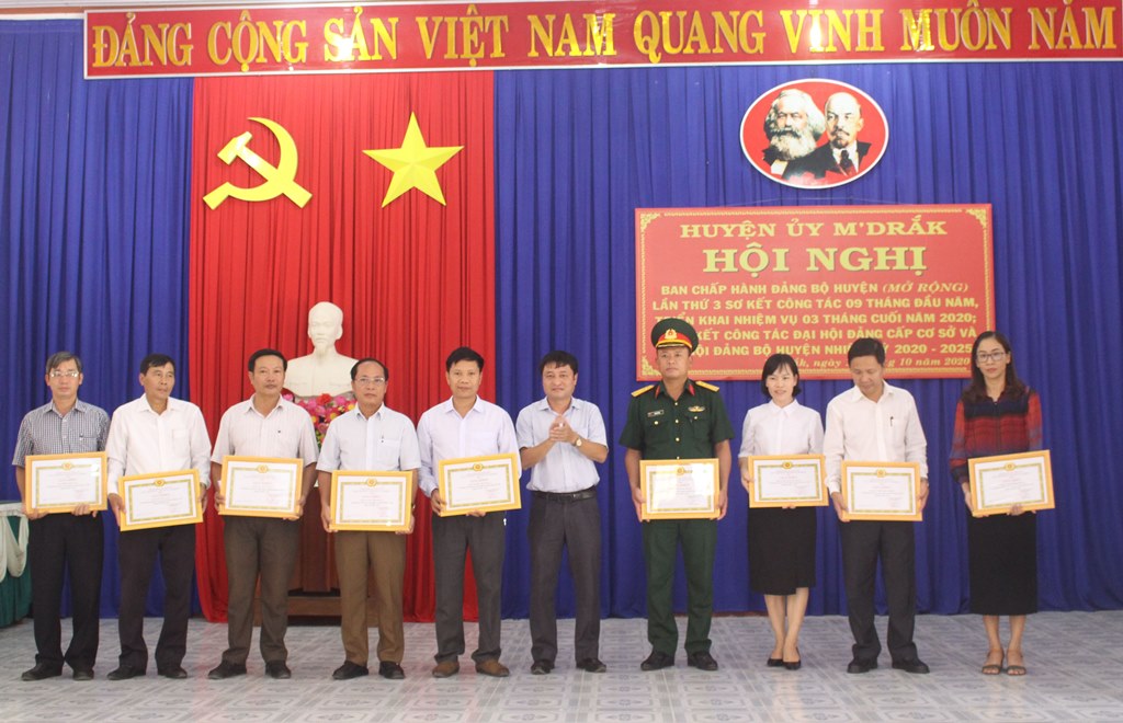 Hội nghị Ban Chấp hành Đảng bộ huyện M’Drắk  (mở rộng) lần thứ 3