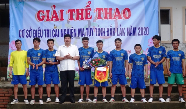 Tổ chức giải thể thao cho gần 500 học viên Cơ sở Điều trị, cai nghiện ma tuý