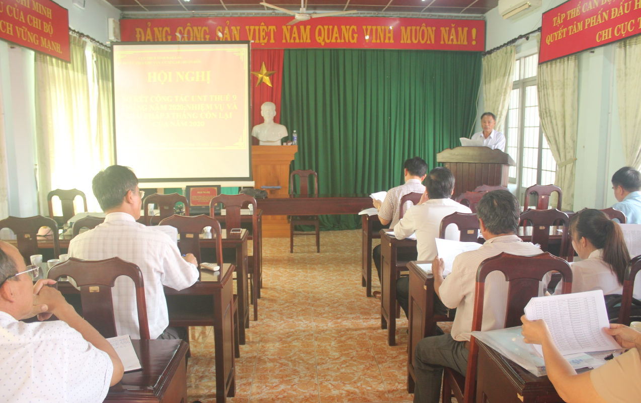 Sơ kết công tác ủy nhiệm thu thuế 9 tháng năm 2020 địa bàn huyện Buôn Đôn