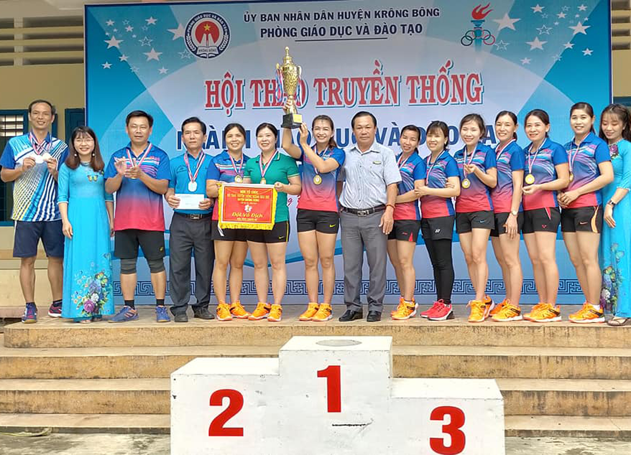 Hội thao truyền thống ngành giáo dục và đào tạo huyện Krông Bông lần thứ 38 năm 2020.