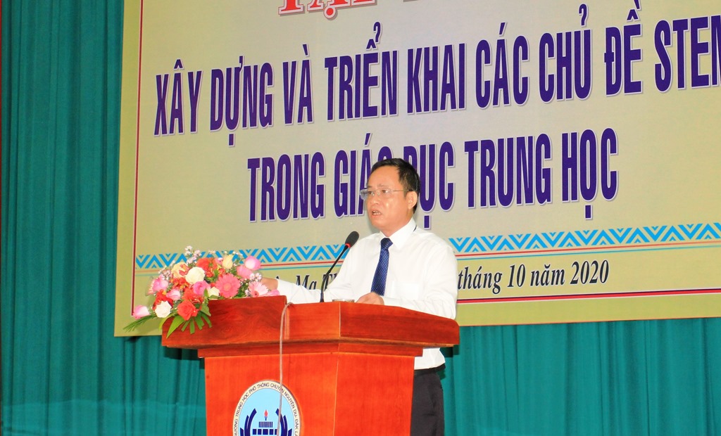Tập huấn Xây dựng và Triển khai các chủ đề STEM trong giáo dục trung học