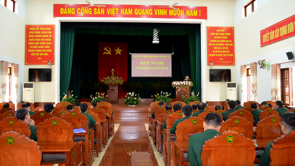Bộ đội Biên phòng tỉnh tập huấn nghiệp vụ công tác Đảng, công tác Chính trị